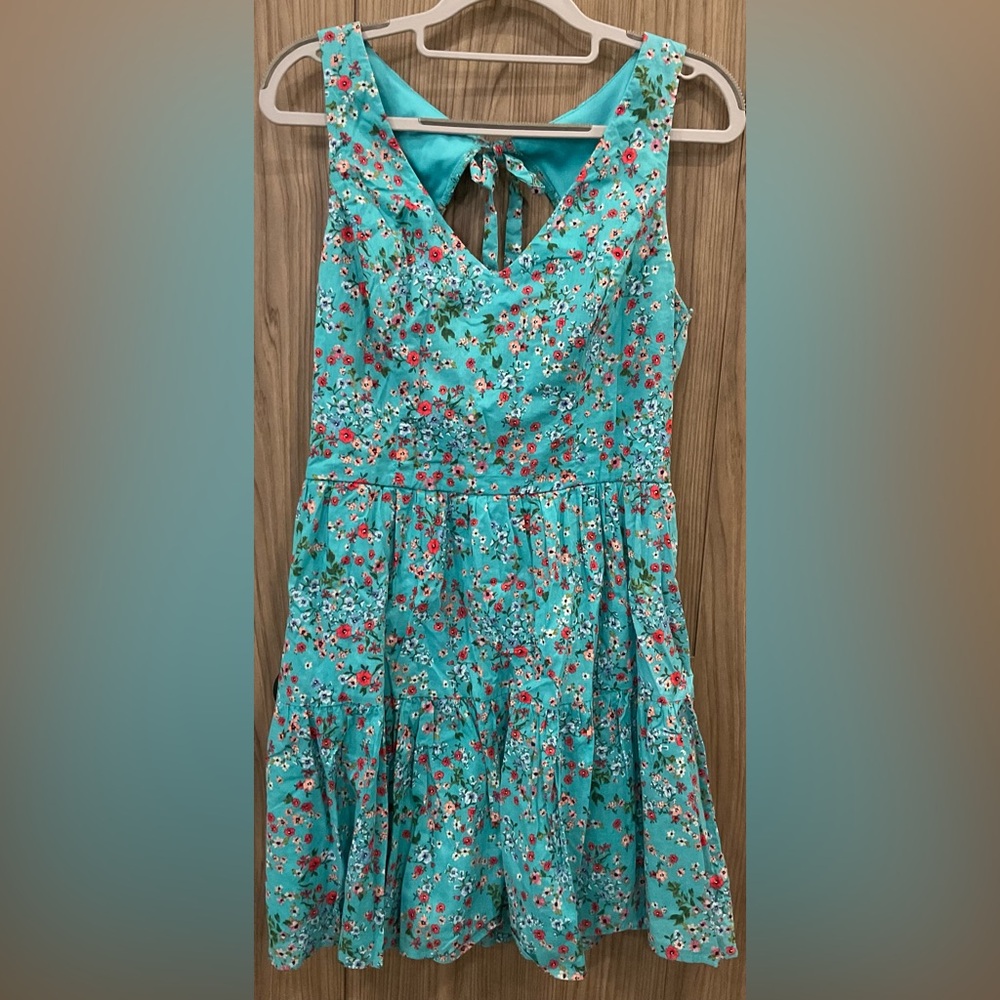 City Studio Womens Floral Sleeveless Open Back Dress Size M See Measurements